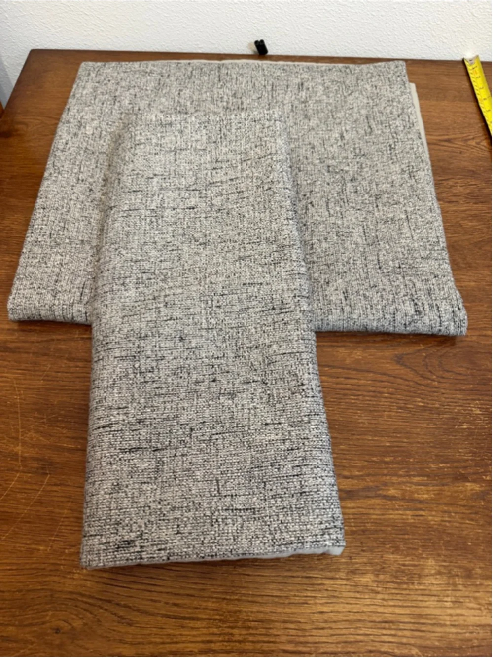 Set of 2 King Pillow Shams Heavy Textured Neutral Gray Farmhouse Decorative Cov